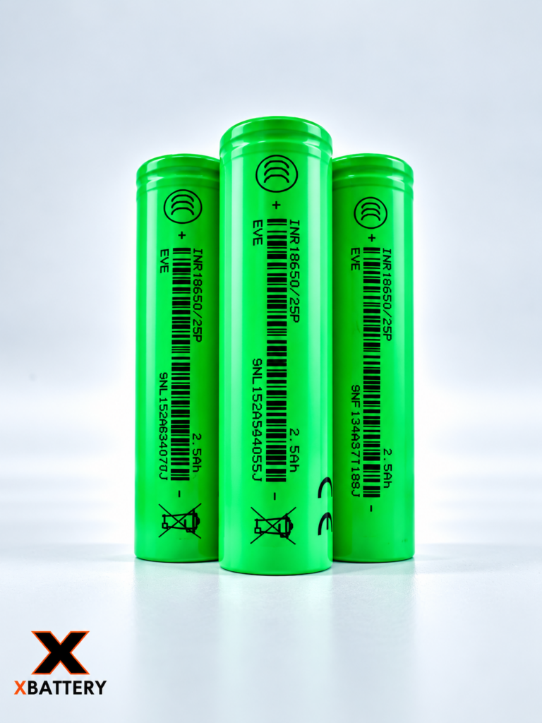 EVE INR18650-25P 2500mAh – 20A